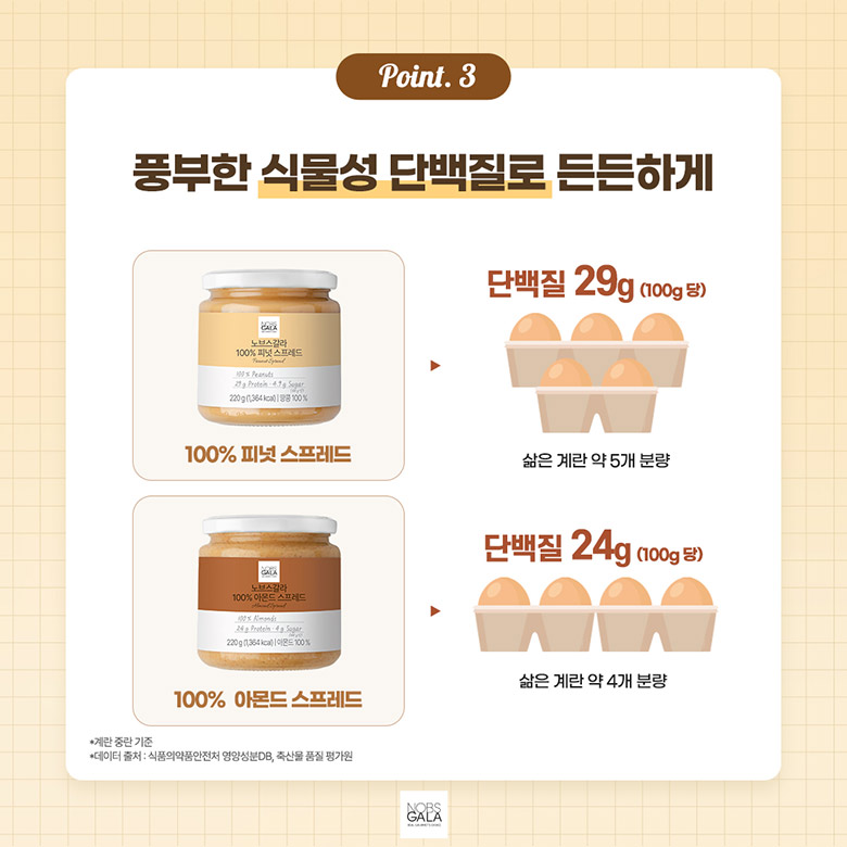 풍부한 식물성 단백질로 든든하게