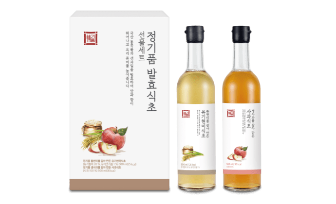 정기품 발표식초 선물세트 제품 이미지