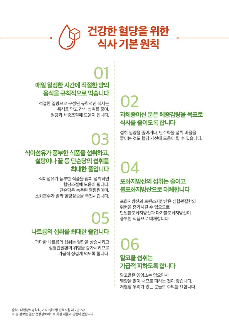 글리코다운 식습관가이드 이미지