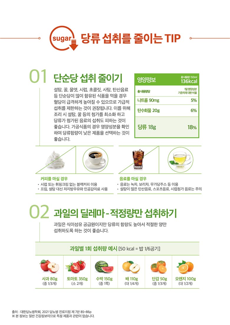 글리코다운 식습관가이드 이미지