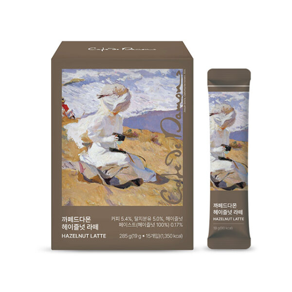 까페드다몬 헤이즐넛 라떼