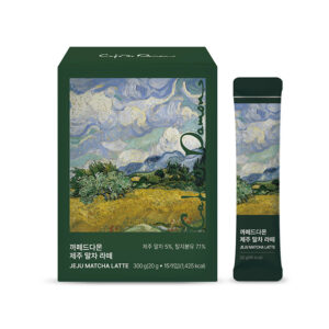 까페드다몬 제주 말차 라떼