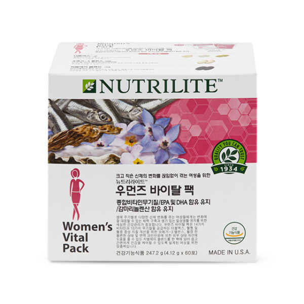 우먼즈 바이탈 팩 선물세트 (60팩, 30일분) - 이미지 8